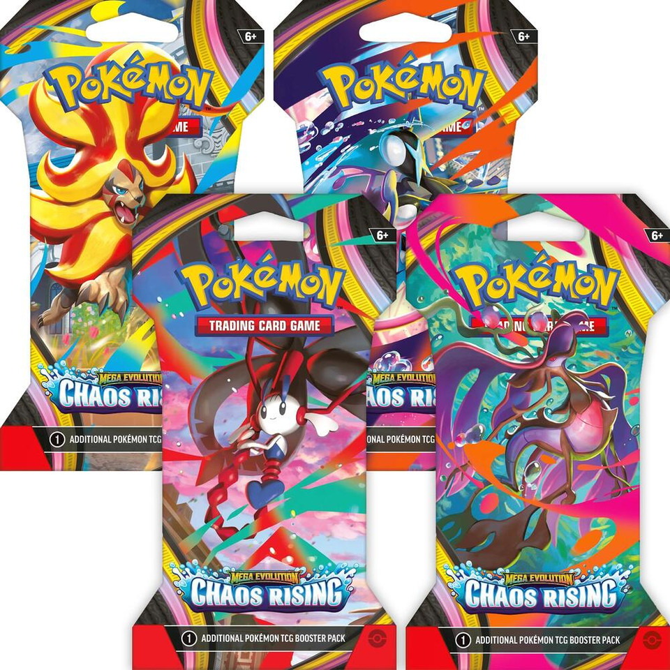 POKEMON CHAOS RISING SLEEVED BOOSTER PACK
