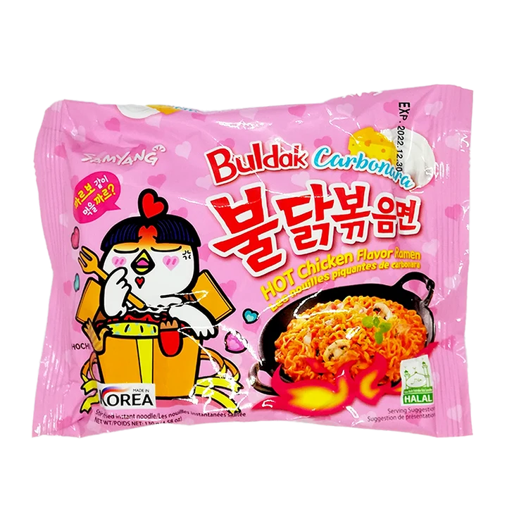 RAMEN INSTANTÁNEO SABOR CARBONARA  BULDAK